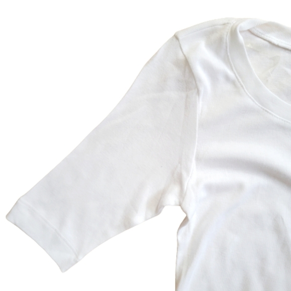 𝅺2 tops 1 tank top racer bsck 1 3/4 sleeve - Picture 3 of 4